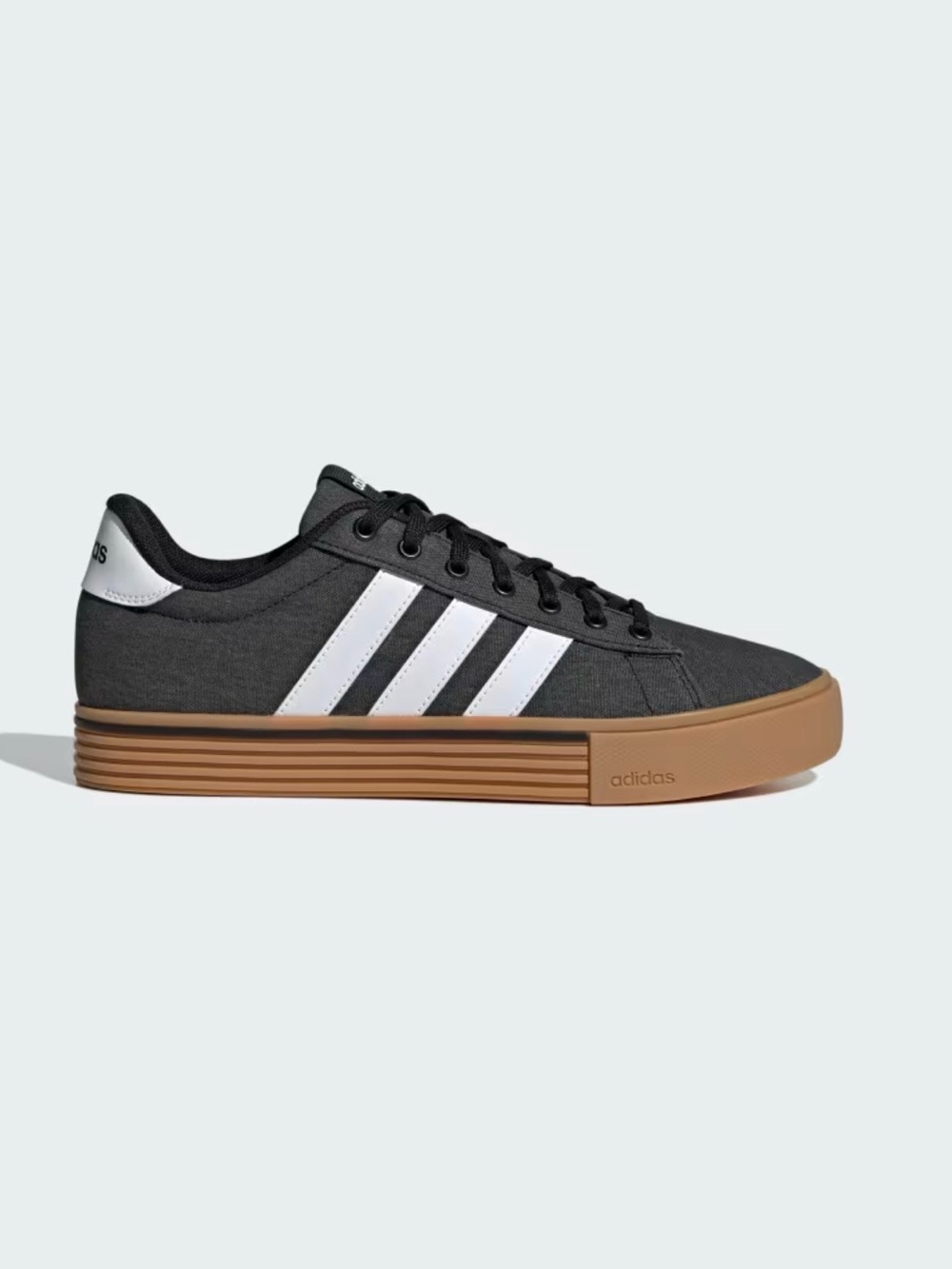 Adidas Daily 3.0 Athletic Tennis Shoes Black, White, Gum Size 10
